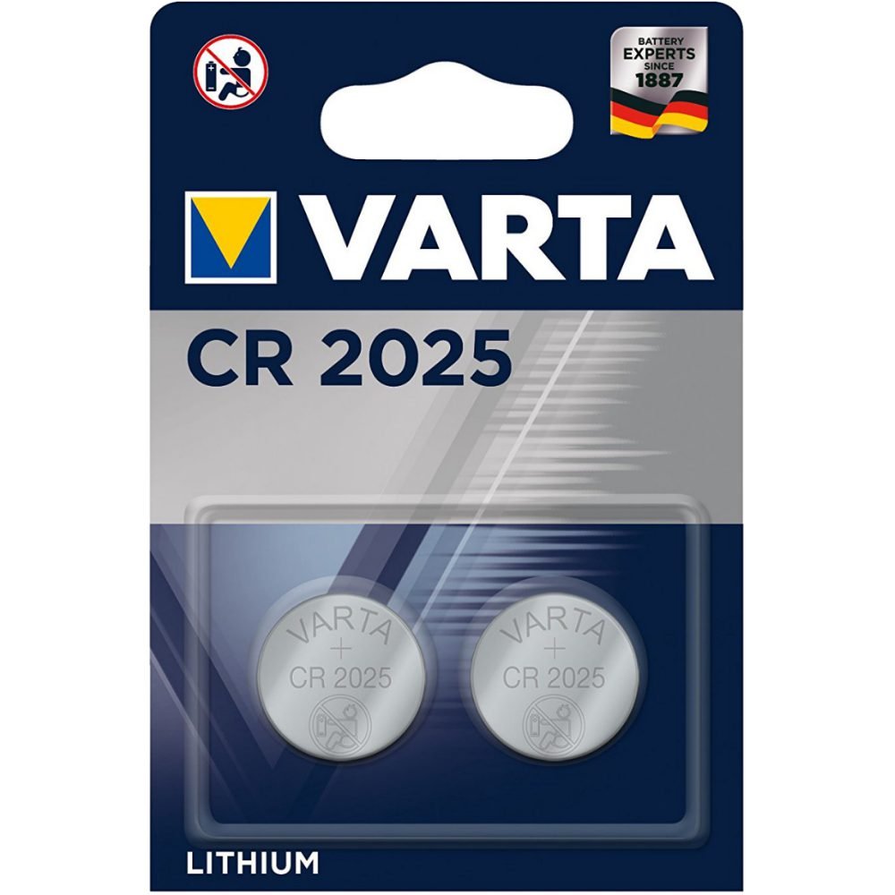 Varta Knopfzelle Lithium 3,0 V CR 2025 B2