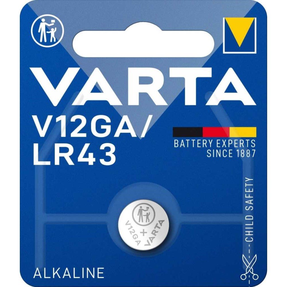 Varta Knopfzelle 1,5 V 11,6x4,2 mm V 12 GA - LR 43 B1