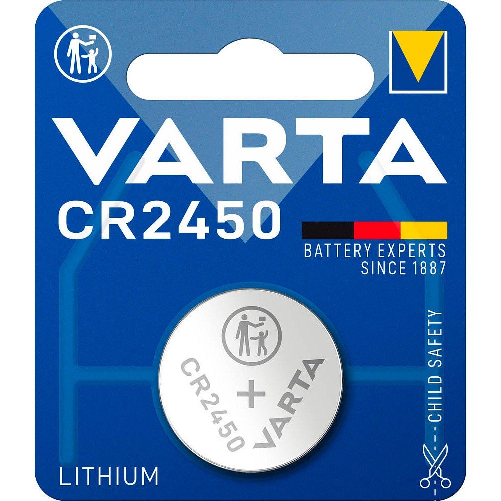 Varta Knopfzelle Lithium 3,0 V CR 2450 B1