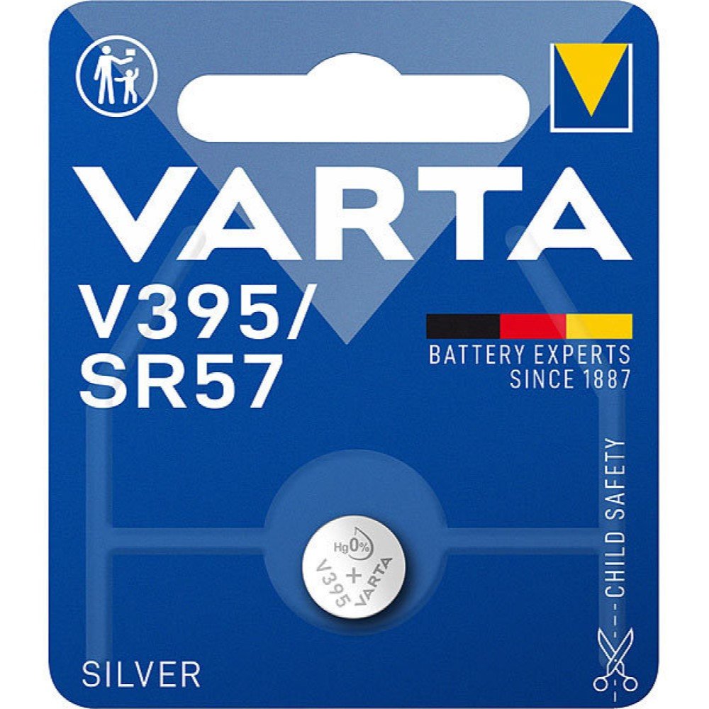 Varta Knopfzelle 1,55 V 9,5x2,7 mm V 395 B1
