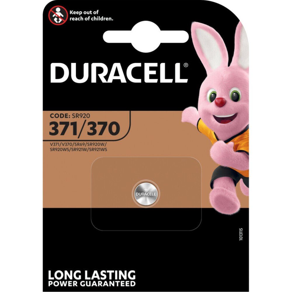 Duracell Knopfzelle 1,55 V 9,5x2,1 mm D 371 / D 370 B1