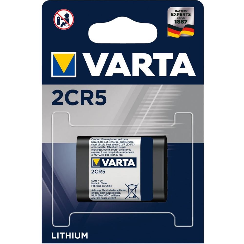 Varta Foto-Batterien 6,0 V 2 CR 5 - 245 B1