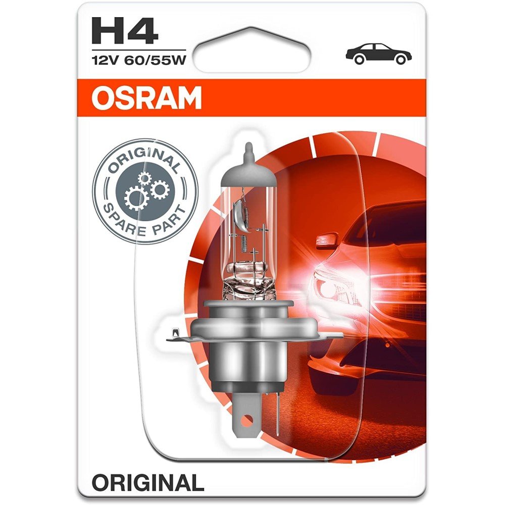 Ersatzlampen 12 V 60/55 W H 4 P43t Osram B1