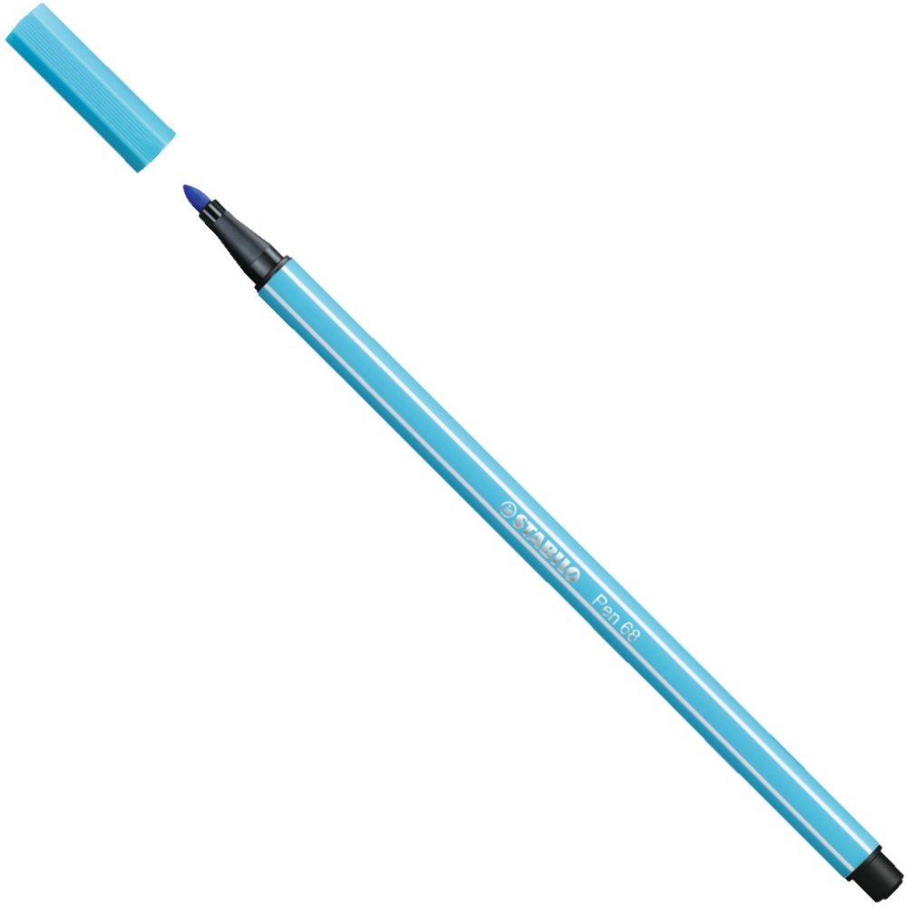 Schwan Stabilo Fasermaler Pen 68/57 azurblau