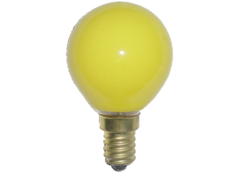 Tropfenlampen 25 W E14 gelb