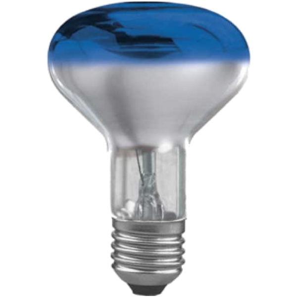 Reflektorlampen 40 W R80 E27 blau