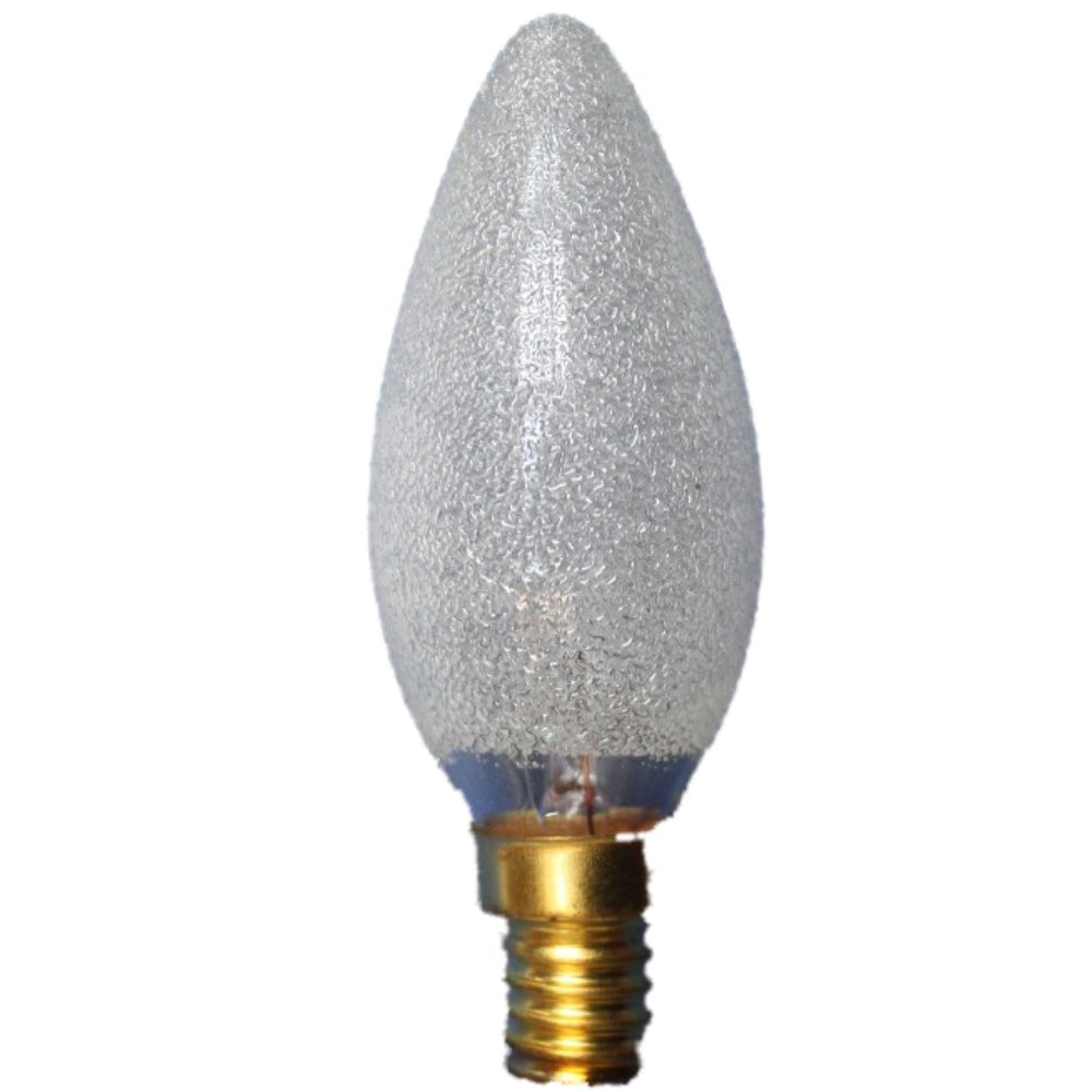Kerzenlampen 25 W E14 Eiskristall klar Merkur