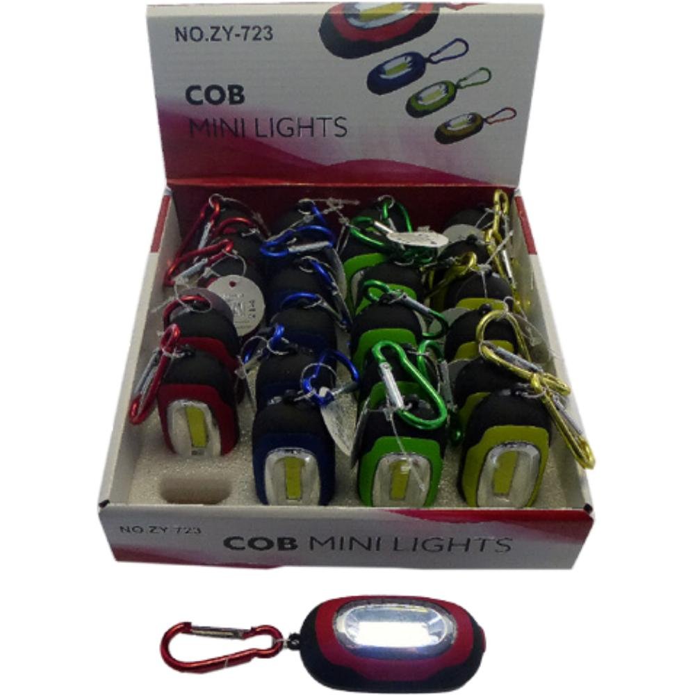 LED Mini- Leuchte nit COB & Karabiner 65224