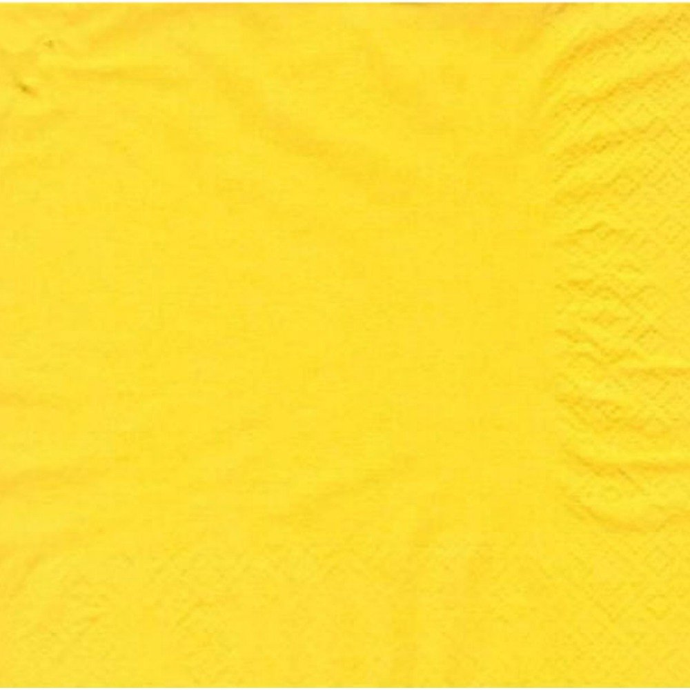 Servietten 40x40 cm 20er Pack gelb