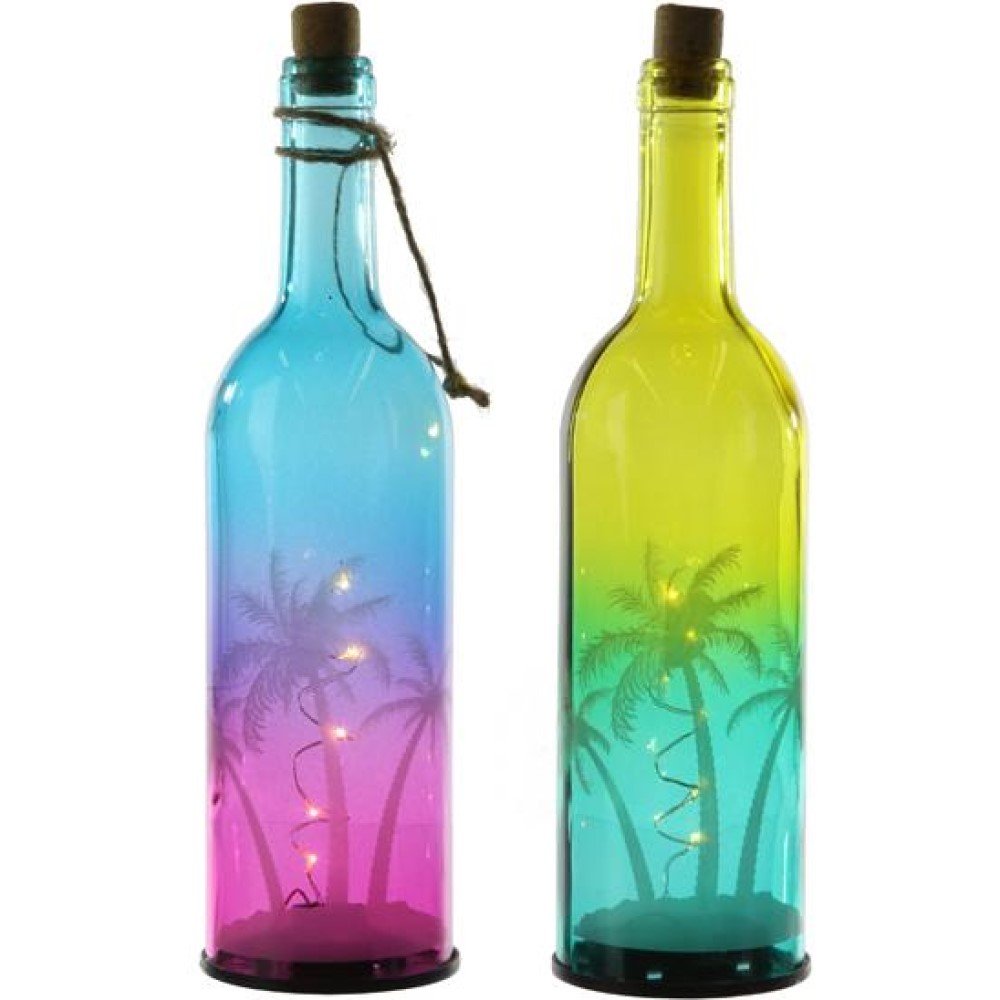 LED Flasche "Tropical Summer" 29 cm incl. 3xAAA 72139