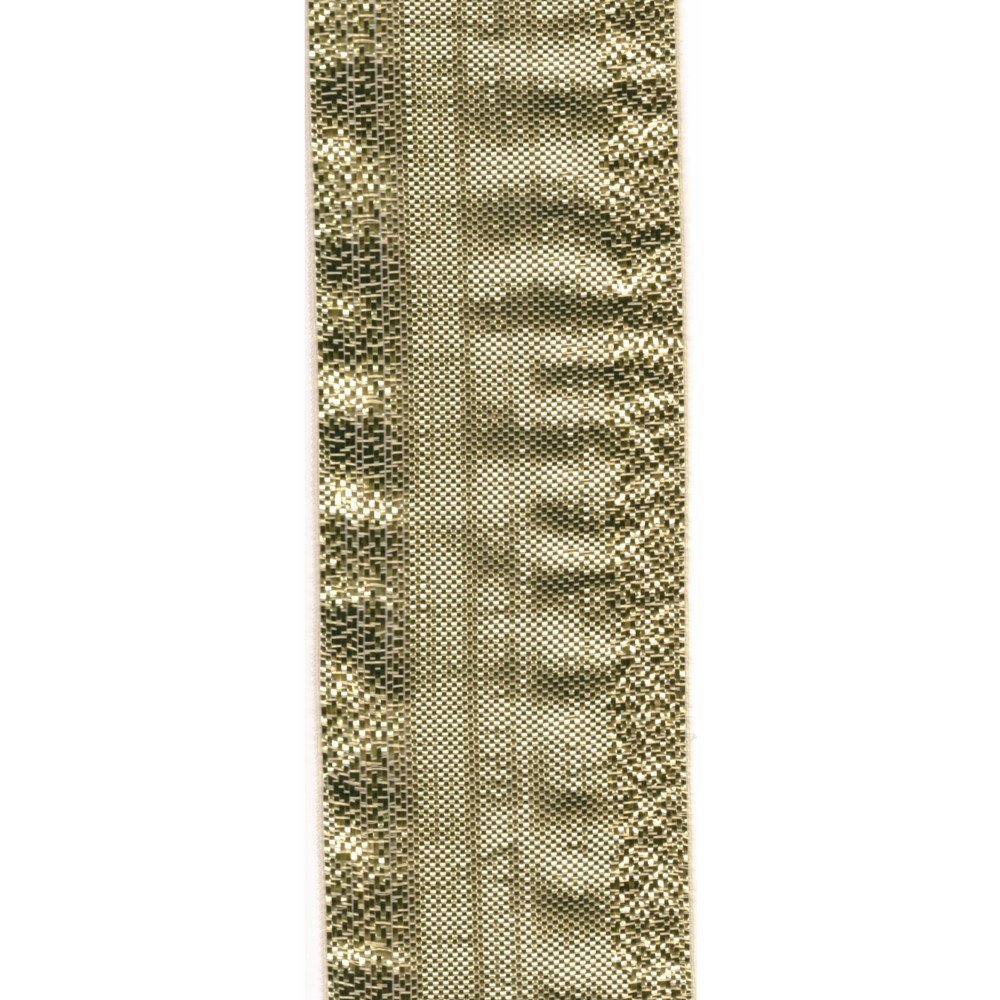 Zierband mit Goldkante 40 mm Rl. á 2 m gold